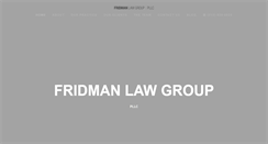 Desktop Screenshot of fridmanlawgroup.com